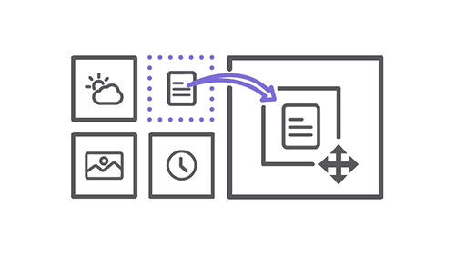 Drang & Drop Editing Icon