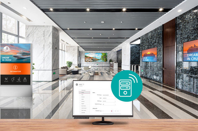Devices are being controlled remotely using a PC.